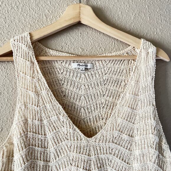 Madewell crocheted sweater tank - Picture 7 of 8